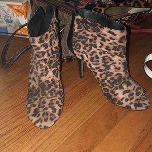 Cheetah booties
